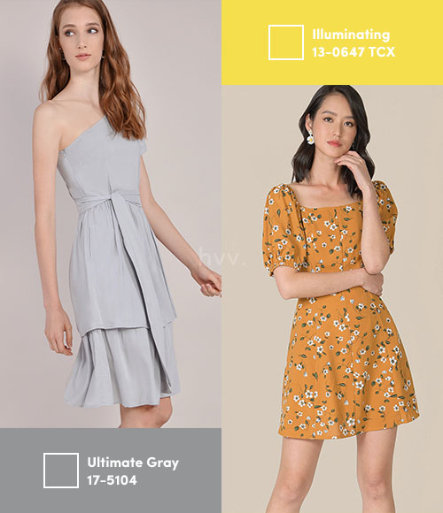 Ultimate Gray & Illuminating Dresses Online
